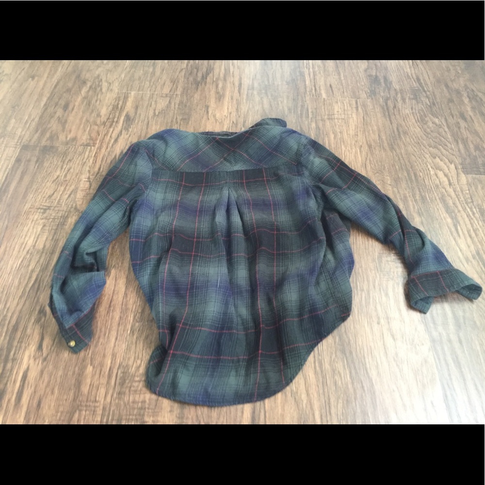 Dark Green Flannel